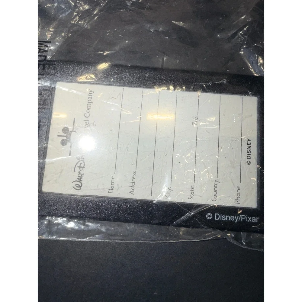 Disneyland World of Color Luggage Tag Ariel Buzz Lightyear Mickey Mouse New